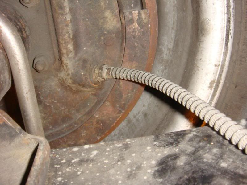 Pulling rear endbrake line disconnect Chevy Nova Forum